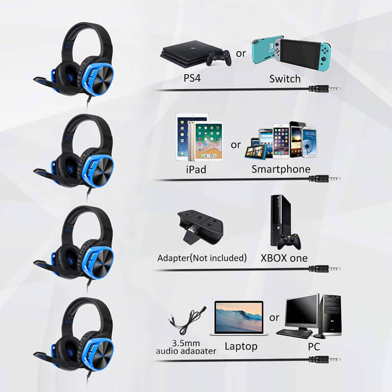 flexible and soft microphone 4 pin 3.5mm gaming headset3